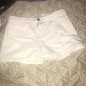 Joes jeans white shorts